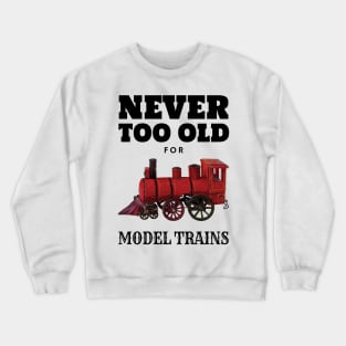 Vintage Train Model Crewneck Sweatshirt